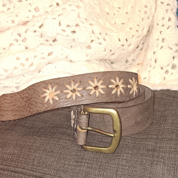 Canadian Leather Belt L brown - Picture 1 of 5